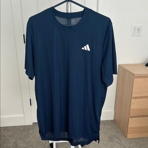 Adidas Blue Short Sleeve Performance Tee